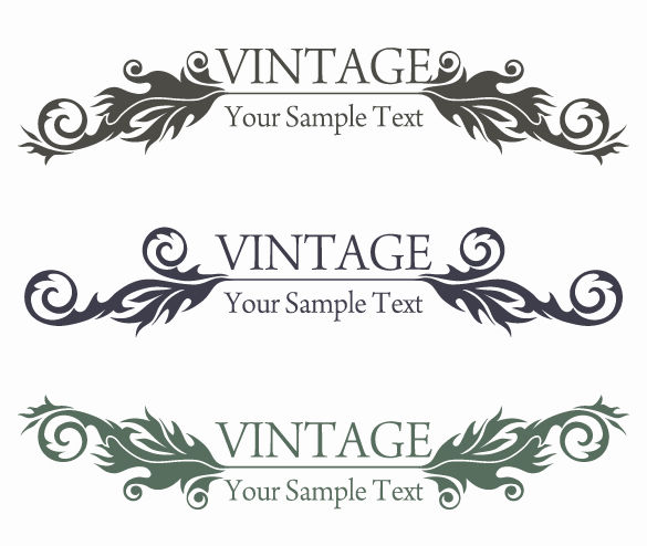 free vector Vintage Style Floral Design Vector Graphic